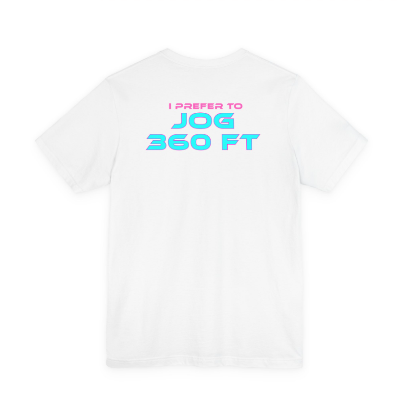 Longball Jog Premium Tee - White