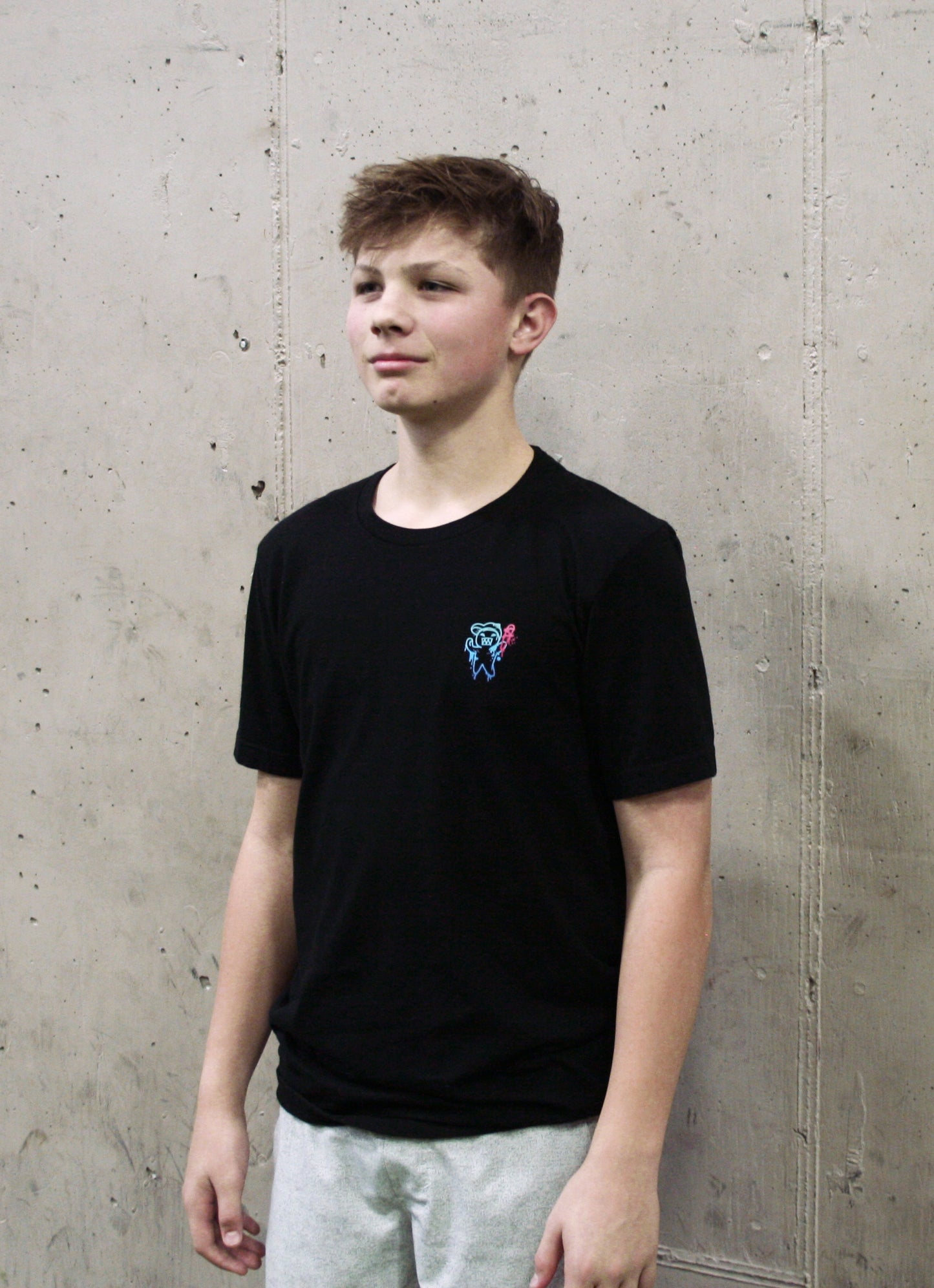 Longball Jog Performance Dry Fit Tee - Black