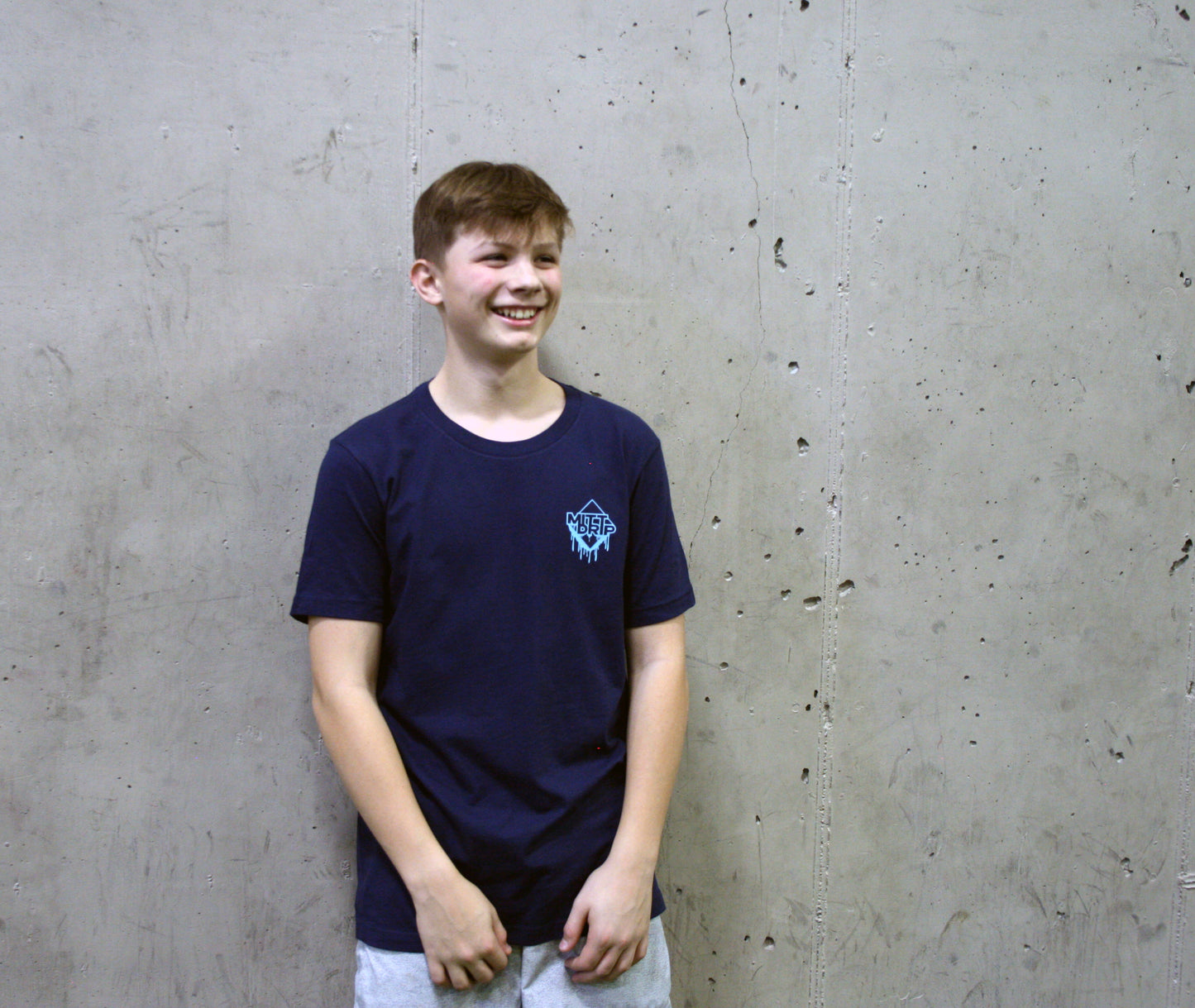 The Drip Kid Premium Tee - Navy