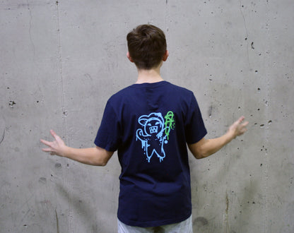 The Drip Kid Premium Tee - Navy
