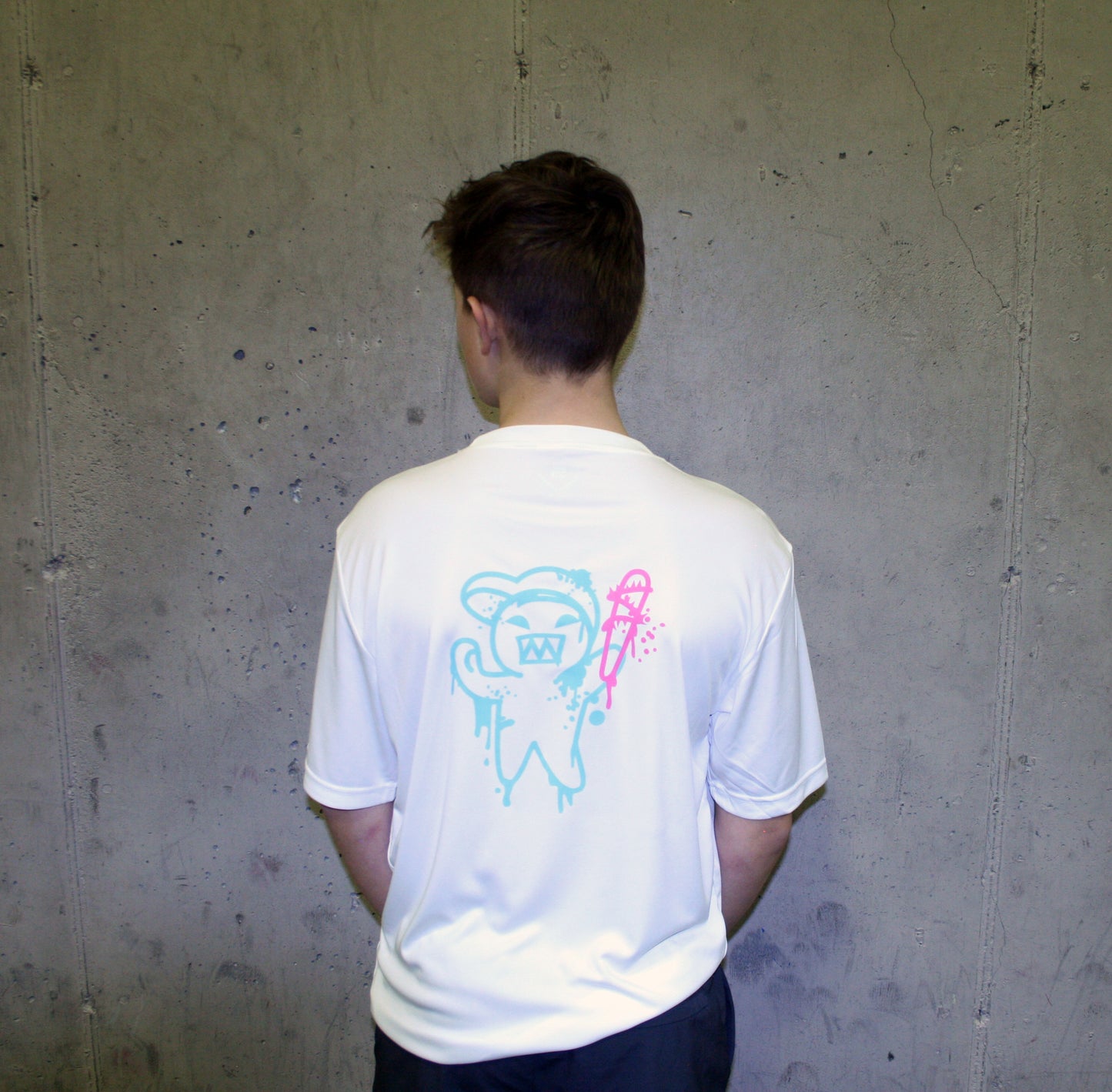 The Drip Kid White Performance Dry Fit Tee