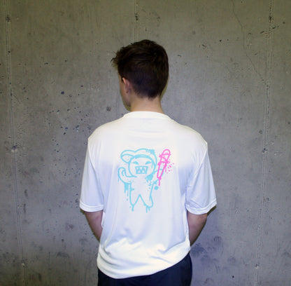 The Drip Kid White Performance Dry Fit Tee
