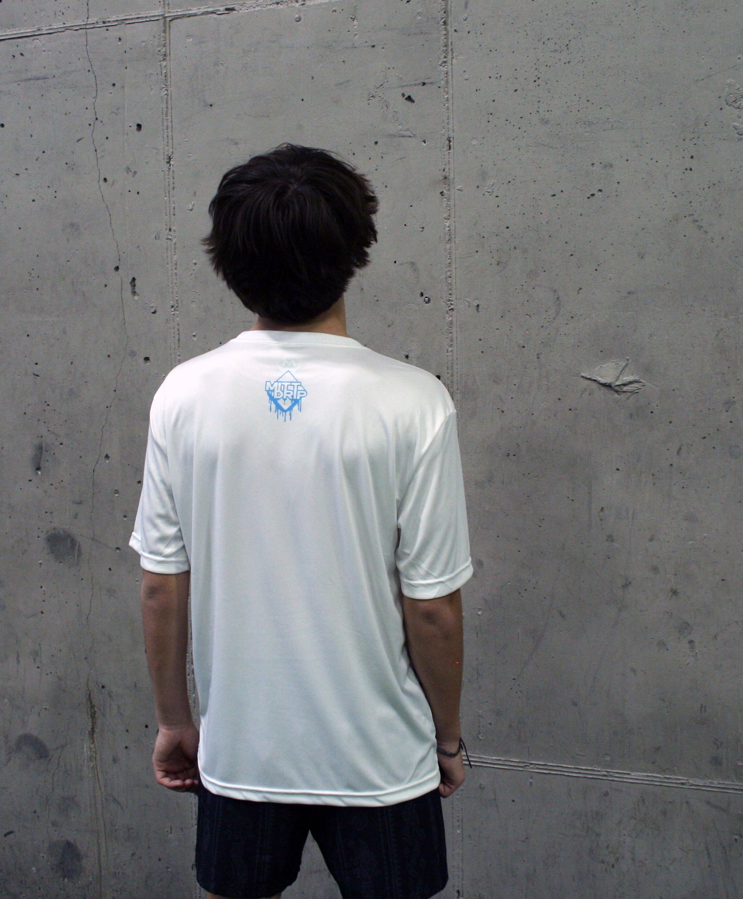 Locked Up Performance Dry Fit Tee - White