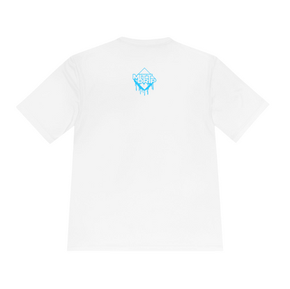Locked Up Performance Dry Fit Tee - White