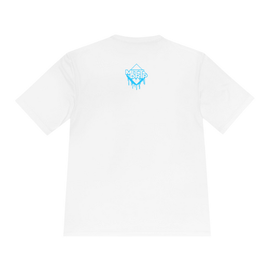 Locked Up Performance Dry Fit Tee - White
