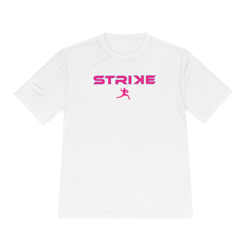 Locked Up Performance Dry Fit Tee - White