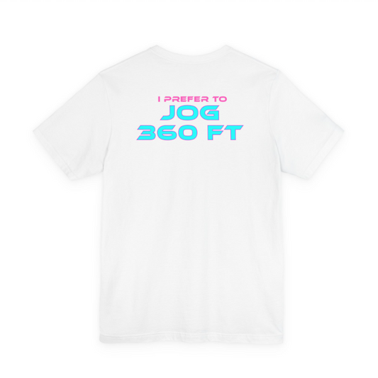 Longball Jog Premium Tee - White