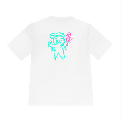 The Drip Kid White Performance Dry Fit Tee