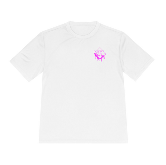 The Drip Kid White Performance Dry Fit Tee